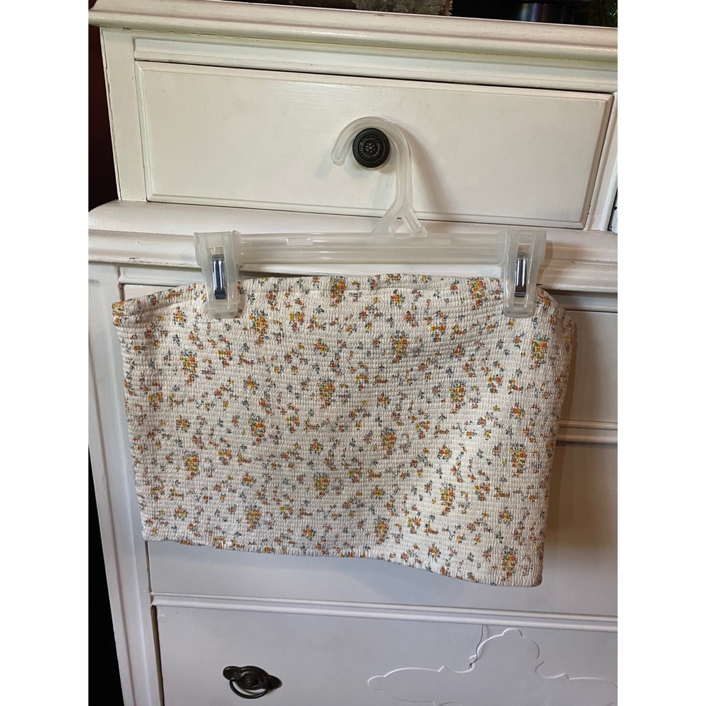 American eagle floral tube top! Size small